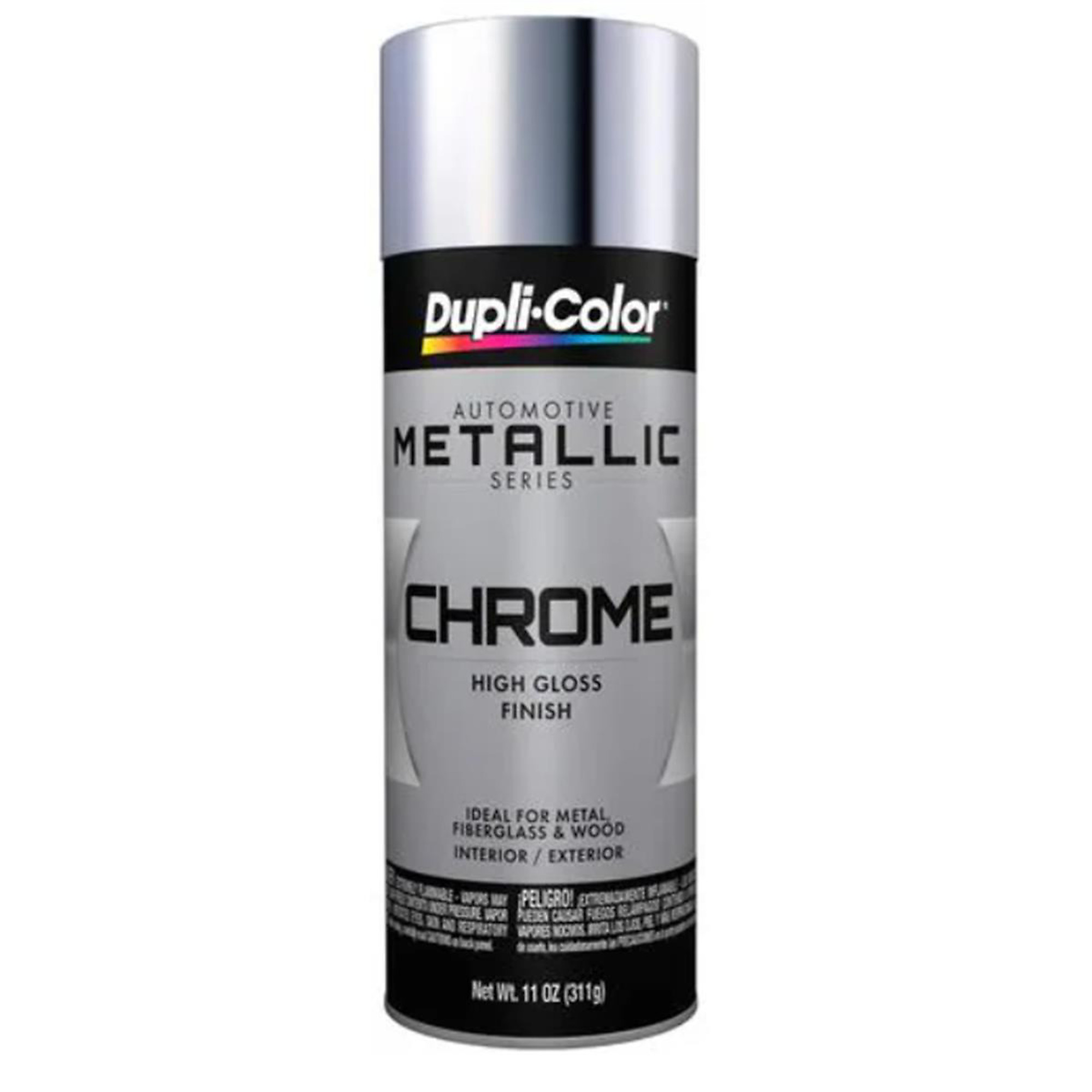 Krylon Instant Chrome Spray — EZ Touch Fan Spray Nozzle, Brilliant Metallic Finish, Model# DUPCS101